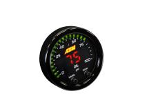 X-Series Fluid Pressure Gauge Kit 0-100psi/0-7bar Black Bezel and Black Oil Faceplate AEM Electronics