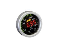X-Series EGT Gauge Kit 0-1800F/0-1000C Black Bezel and Black Faceplate AEM Electronics