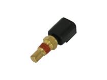 Fluid Temp Sensor Kit -20C to 150C / -4F to 302F 1/8 Inch NPT Aluminum Bung, Connector, and Pins AEM Electronics