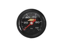0-100 PSI Liquid-Filled Pressure Gauge (1/8th NPT) 0-100 PSI Liquid-Filled Mechanical Pressure Gauge (1/8th NPT) AEM Electronics