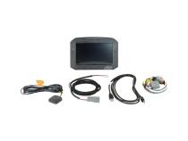CD-7FG Carbon Flat Panel Non-Logging Display 7-inch diagonal screen, carbon fiber enclosure, GPS antenna and wiring harness included, Does Not Include Buttons (See PN 30-3610) AEM Electronics