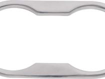 Jeep JK Cup Holder Bezel 07-10 Wrangler JK Polished Silver Kentrol