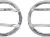 Jeep JK Side Marker Covers Pair 07-18 Wrangler JK Polished Silver Kentrol