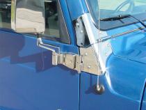 JEEP CJ/YJ/TJ Lower Door Hinge Pair 76-06 CJ Wrangler YJ/TJ Polished Silver Kentrol