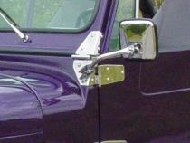 Jeep CJ Mirror Kit Pair 55-86 CJ Polished Silver Kentrol