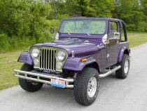 Jeep CJ Mirror Kit Pair 55-86 CJ Polished Silver Kentrol