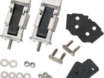 Jeep TJ Hood Catch Pair 97-06 Wrangler TJ Polished Silver Kentrol