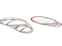 Jeep JK Headlight Guards Pair 07-18 Wrangler JK Polished Silver Kentrol