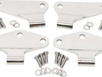 Jeep JK Body Door Hinge Set 4 Pieces 2 Door 07-18 Wrangler JK Polished Silver Kentrol