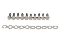 Jeep JK Body Door Hinge Set 4 Pieces 2 Door 07-18 Wrangler JK Polished Silver Kentrol