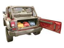 Premium Cargo Enclosure - 07-10 Wrangler JK 4-Door Mounting Kit 310-ALTMNT May Be Required Black Tuffy Security Products