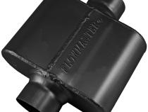 10 Series Delta Force Race Muffler 10 Series Race Muffler 2.50 Center In 2.50 Center Out Low Profile Aggressive Sound Flowmaster