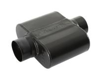 10 Series Delta Force Race Muffler 10 Series Race Muffler 2.50 Center In 2.50 Center Out Low Profile Aggressive Sound Flowmaster