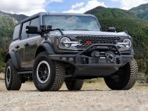 Rockline Front Bumper Lower Skid Plate For Ford Bronco Textured Black 2021-2026 Ford Bronco 2025-2025 Jeep Gladiator Go Rhino