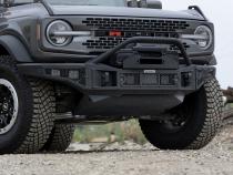 Rockline Front Bumper Lower Skid Plate For Ford Bronco Textured Black 2021-2026 Ford Bronco 2025-2025 Jeep Gladiator Go Rhino