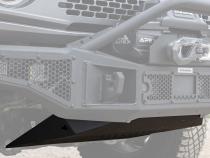 Rockline Front Bumper Lower Skid Plate For Ford Bronco Textured Black 2021-2026 Ford Bronco 2025-2025 Jeep Gladiator Go Rhino