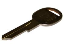 Blank Door Key for Select 1976-1991 Jeep CJs, YJ, XJ, MJ, SJ, J-Series Crown Automotive