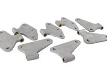 Jeep JK Body Door Hinge Set 8 Pieces 4 Door 07-18 Wrangler JK Bare Grey Kentrol