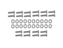 Jeep JK Body Door Hinge Set 8 Pieces 4 Door 07-18 Wrangler JK Bare Grey Kentrol