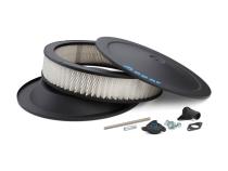 Air Cleaner Kit 14 Inch Diameter Black Crinkle Blue MOPAR Emblem Proform