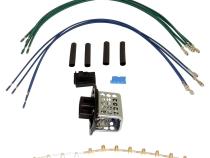 Blower Motor Resistor &amp;amp; Wiring Kit for Jeep 87-06 TJ Wrangler, 98-01 XJ Cherokee Crown Automotive