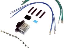 Blower Motor Resistor &amp;amp; Wiring Kit for Jeep 87-06 TJ Wrangler, 98-01 XJ Cherokee Crown Automotive