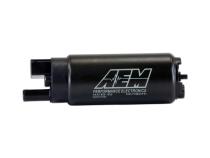 340 LPH High Flow In-Tank Fuel Pump Offset Inlet/340lph at40psi/Not application specific AEM Electronics