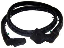 Right Door Weatherstrip for 1997-2006 Jeep TJ Wrangler w/ Half Steel Doors Crown Automotive