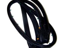 Left Door Weatherstrip for 1997-2006 Jeep TJ Wrangler w/ Full Steel Doors Crown Automotive