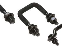 Jeep CJ Windshield Tie Down Kit 55-86 CJ Powdercoat Black Kentrol