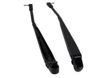 Jeep YJ Windshield Wiper Arms Pair 87-95 Wrangler TJ Powdercoat Black Kentrol