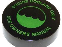 Coolant Bottle Cap for 1993-1994 Jeep ZJ Grand Cherokee, Black Plastic Crown Automotive