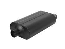 Super 50 Series Chambered Muffler Super 50 2.50 Offset In 2.50 Center Out Mild Sound Flowmaster