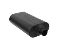 Super 50 Series Chambered Muffler Super 50 2.50 Offset In 2.50 Center Out Mild Sound Flowmaster