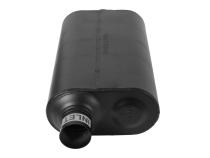 Super 50 Series Chambered Muffler Super 50 2.50 Offset In 2.50 Center Out Mild Sound Flowmaster