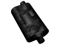 Super 50 Series Chambered Muffler Super 50 2.50 Offset In 2.50 Center Out Mild Sound Flowmaster