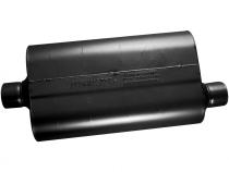 Super 50 Series Chambered Muffler Super 50 2.50 Center In 2.50 Offset Out Mild Sound Flowmaster
