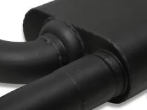 Axle-Back Exhaust System 2007-2018 Jeep Wrangler Jk 3.8L/3.6L 2.5 Inch Axle-Back Exhaust Kit (2/4 Door Dual Exit) FlowTech