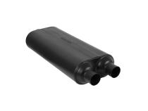 70 Series Chambered Muffler 70 Series 3.00 Center In 2.25 Dual Out Mild Sound Flowmaster