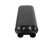 70 Series Chambered Muffler 70 Series 3.00 Center In 2.25 Dual Out Mild Sound Flowmaster