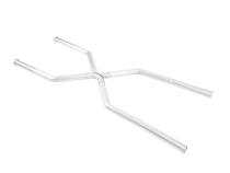 X-Terminator X-Pipe Installation Kit Universal Fit 3 Inch Diameter 24 Inch X 56 Inch Mandrel-Bent Tubing Includes Collectors And U-Bolts Adjustable Cut To Fit Tubing FlowTech