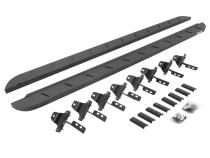 RB10 Slim Line Running Boards With Mounting Brackets Protective Bedliner Coating 2020-2025 Jeep Gladiator Go Rhino
