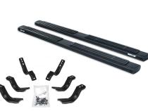 6 Inch OE Xtreme SideSteps With Mounting Bracket Kit Textured Black 2020-2025 Jeep Gladiator Go Rhino