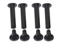 Jeep TJ Replacement Hood Catch Rubbers Pair 97-06 Wrangler TJ Textured Black Kentrol