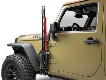Exterior Jack Mount Textured Black For 2007-2018 Jeep Wrangler JK 2 Door Go Rhino