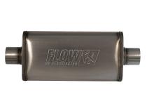 Flow Fx Muffler Flow Fx Muffler 3.00 Center In/3.00 Center Out Straight Through Performance Moderate Sound Stainless Steel Flowmaster