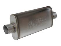 Flow Fx Muffler Flow Fx Muffler 3.00 Center In/3.00 Center Out Straight Through Performance Moderate Sound Stainless Steel Flowmaster