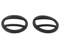 Jeep JK Side Marker Covers Plastic 07-18 Wrangler JK Textured Black Kentrol