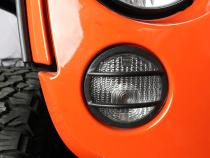 Jeep JK Front Marker Covers Pair 07-18 Wrangler JK Textured Black Kentrol