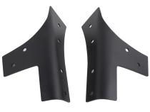 Jeep JK Windshield Supports Pair 07-18 Wrangler JK Textured Black Kentrol